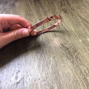 Kate Spade Rose Gold Bow Bracelet